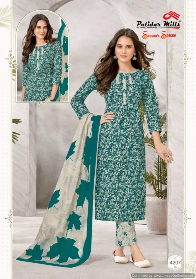 Season Special Vol 42 By Patidar Pure Printed Cotton Dress Material Wholesale Shop In Surat
